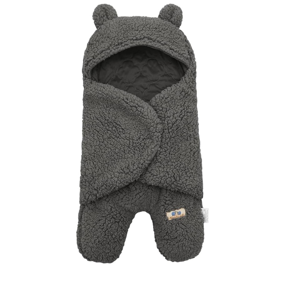 BlueSnail Receiving Blanket 0-3 Months 8-13 lbs Gray
Swaddle Baby Sleeping Wrap